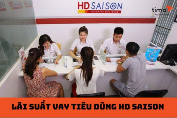 Lãi suất của HD Saison dao động từ 1.074% đến 4.125%/tháng, tính theo dư nợ giảm dần 